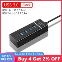 ความเร็วสูง 5 Gbps USB 3.0 Hub 4 พอร์ต Multi Hubs USB Splitter Expansion สำหรับ Windows Mac แฟลชไดรฟ์ PC คอมพิวเตอร์แล็ปท็อปอะแดปเตอร์-Gamekj