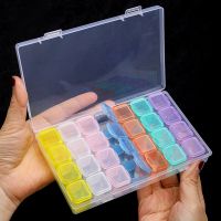 【hot】✢  28 Grids Painting Storage Containers Embroidery Tools Accessories Jewelry for