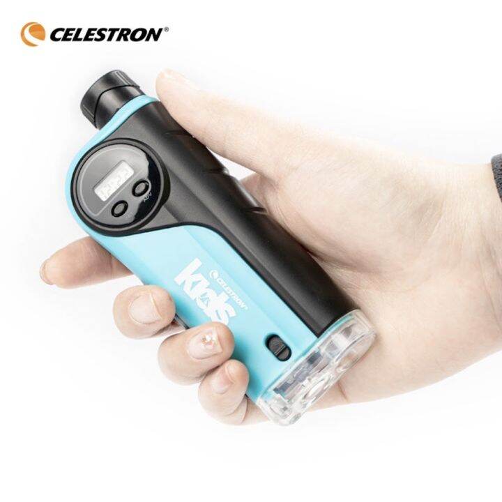 สินค้าขายดี++ พร้อมส่ง กล้องจุลทรรศน์ Celestron Kids 7in1 Spy Gadget แบบพกพาสำหรับเด็กนักเรียน