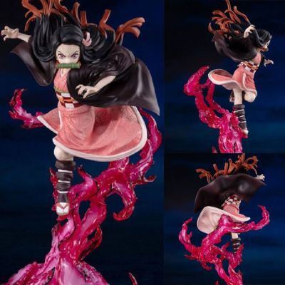ZZOOI 24cm Demon Slayer Anime Figure Kamado Nezuko PVC Action Figure Kimetsu No Yaiba Mitsuri/Shinobu Figurine Model Doll Toys