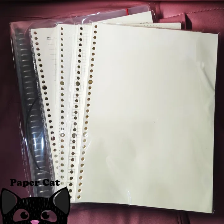 Binder Notebook PAPERCAT A4 4 holes and 30 holes binder and refills