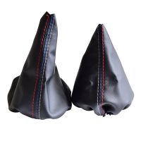 【DT】 hot  Gear Shift Knob Lever Shifter Collar Gear Shift Boot+Handbrake Gaiter Leather Cover For BM&amp;W E46 3 Series E36 M3(1991-1998)