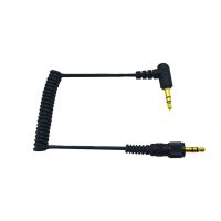 Canfon 3.5mm TRS Nut lock plug Stereo Cable Compatible for Sony D11/V1/D21 Sennheiser Wireless Mic Connect camera for recording Cables