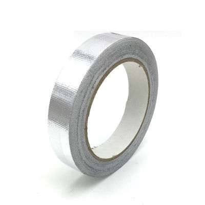 5 Rolls Fiberglass Thermal Tape Aluminum Foil Tape Waterproof Duct Tape High Temperature Resistance