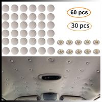 Universal 30/60Pcs Car Interior Roof Buckles Headliner Ceiling Cloth Fixing Screw Care Fabric Buckle Rivets Retainer Cap Repair Colanders Food Straine