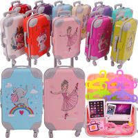 The Latest Doll Luggage For 11.8 Inch Barbie Clothes,18 Inch Girl,Born Baby 43 Cm,Nenuco,Our Generation,Paola Reina,Nancy,2023