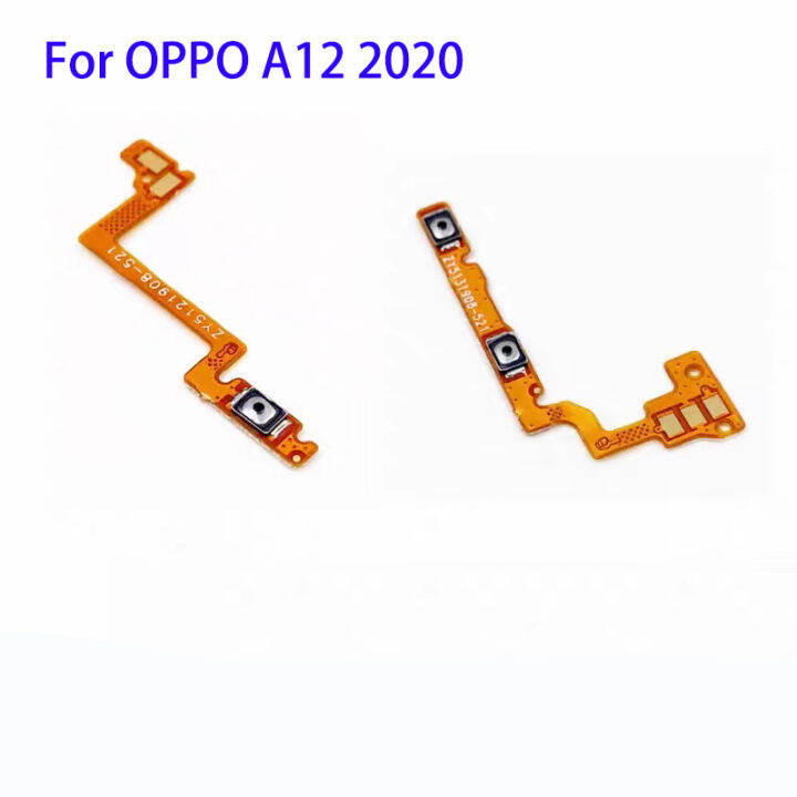 ปุ่มปรับระดับเสียงปุ่มเปิดปิดสายเคเบิ้ลยืดหยุ่นสำหรับ-oppo-a12-2020อะไหล่สายเคเบิล