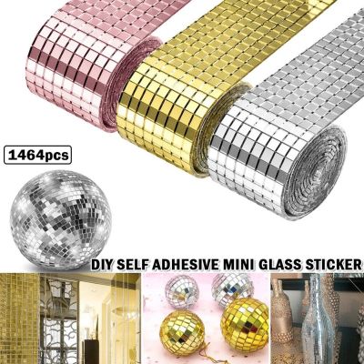 Glass Mirror Reflective Patch Glass Wall Stickers Self-adhesive Wall Sticker Tile Patch Ktv Patch Ktv Wall Sticker