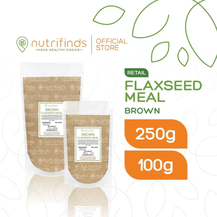 Nutrifinds® Brown Flaxseed Meal (Ground) RETAIL Lazada PH