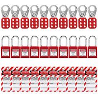 Ckout Tagout Locks Set -Lock Out Tag Out SafetyPadlocks Set for Electrical Lock Out Tag Out Station