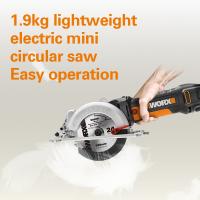 เลื่อยวงเดือน WX439เลื่อยไฟฟ้า120มม. Worx 500W เครื่องตัดเครื่องมือไฟฟ้าไม้อเนกประสงค์เลื่อยขนาดเล็ก