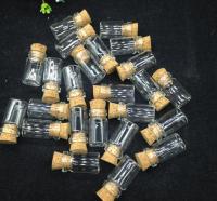 100pcs 10x18mm Transparent Glass Cork Bottles Mini Clear Glass drift Bottle Vials Sample Jars Vial Wishing Bottle party diy gift