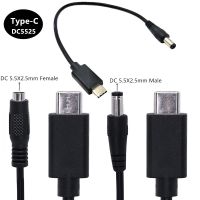 USB 3.1 Type C USB-C to DC 5.5 x 2.5mm Power Jack Extension Charge Cable