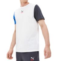 PUMA CLSX Tee เสื้อยืดผู้ชาย สีขาว