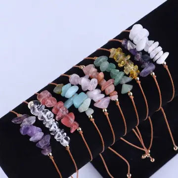 Buy Natural Gemstone Round Beads Bracelet, Crystal Stacking Bracelets,  Handmade Men Women Crystal Bracelets, Gift for Her, 8mm Online in India -  Etsy