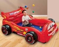 Intex Disney Pixars Cars เตียงและโซฟานั่งเล่นเป่าลมสำหรับเด็ก บ่อบอลเป่าลมคาร์ แถมฟรีลูกบอล 12 ลูกทันที