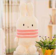 Gấu Bông Thỏ Trắng Lông Xù Dễ Thương Size 60cm 3 Màu