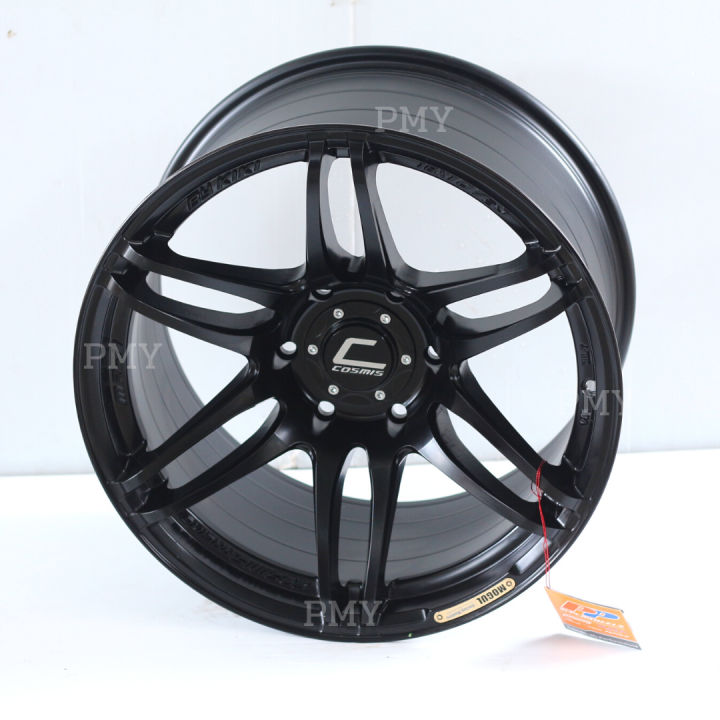 ล้อแม็กขอบ-18x10-5-et20-6รูx139-7-ยี่ห้อ-cosmis-รุ่น-mr-ii-1201-สีดำด้าน-ราคาต่อ1วง-ขายยกชุด-4-วง-งานใหม่แท้-100