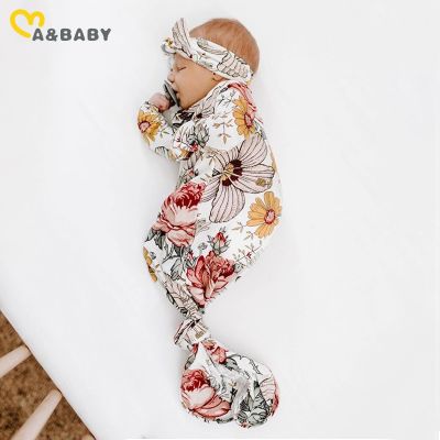 ma&amp;baby 0-6M Newborn Infant Baby Girl Floral Sleeping Bags Bedding Long Sleeve Spring Fall Toddler Clothing