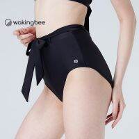 (โปร++) High Tide Bikini (Black) บิกินี่เอวสูง พร้อมโบว์ ผ้าแห้งเร็ว กันยูวี ราคาถูก บิกินี่ ชุดว่ายน้ำ ทูพีช บิกินี่ผู้หญิง