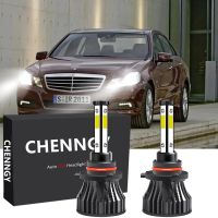 สำหรับ Mercedes-Benz E-Class (W212) ปี2010-2015 (ไฟหน้า)-หลอดไฟหน้า LED 6000K 12V-32V Qty2สีขาวสว่าง