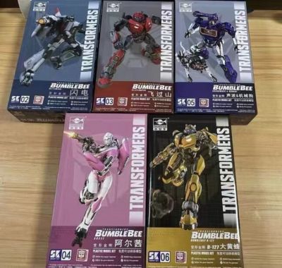 In Stock Original TRUMPETER TRANSFORMERS SOUNDWAVE &amp;Ravage &amp;BUMBLEBEE Anime Figure Model Collecile Action Toys Gifts