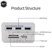 Multi USB Hub Combo 2.0 3 Ports Card Reader Micro Hub USB Combo High Speed USB Splitter All In One for PC Computer Accessories USB Hubs