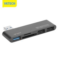 [Vktech] 5 In 1 USB HUB Splitter Converter 5Gbps 3 USB 3.0 SD TF Card Reader Adapter