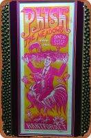 Phish - 2000 Jim Pollock โปสเตอร์ Hartford, CT Meadows Music Theatre กรอบย้อนยุคป้ายดีบุกตลกสติ้กเกอร์ติดผนังสำหรับผับร้านอาหารคาเฟ่คลับแผ่นโลหะมนุษย์ถ้ำผนังขนาด8X12นิ้ว