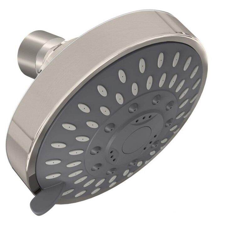 High Pressure Fixed Shower Head 5Setting Bathroom Showerhead 4 Inch High Flow Shower Head