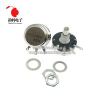 5pcs WX110 (010) 6mm Round 10k ohm Metal Shaft Single Turn Wire resistor Wound Potentiometer