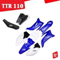 ชุดสีวิบาก แฟริ่งวิบาก สีน้ำเงิน สำหรับ TTR110 FZ, CRF110, KTM, KLX, KSR, KX80, MSX, WAVE สินค้าในประเทศ แปลงใส่ wave โนวา Nova dash แดช