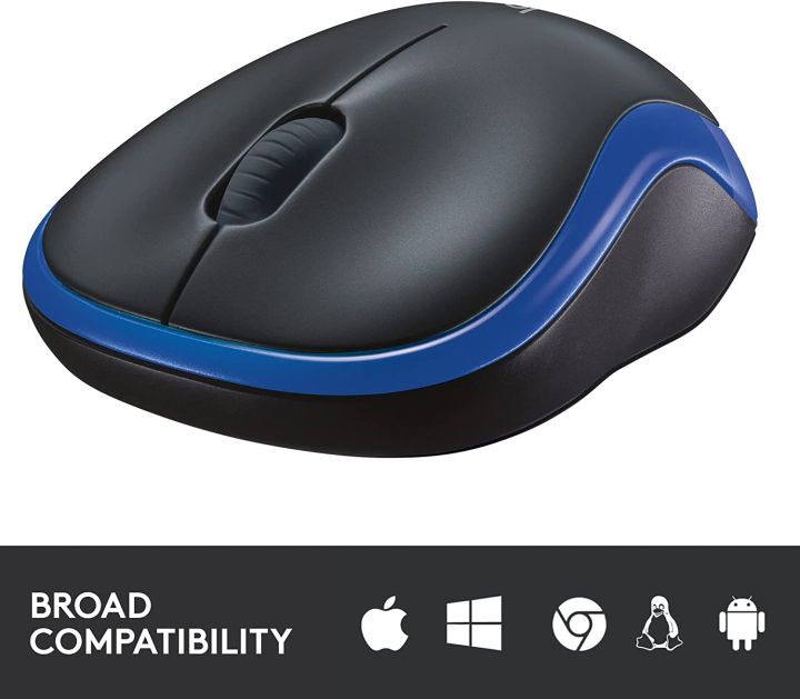 logitech-m185-wireless-mouse-blue-เม้าส์ไร้สาย-สีฟ้า-ของแท้-ประกันศูนย์-3ปี