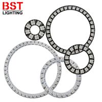 【cw】 WS2812B LED Pixel Individually Addressable Ring 8/16/24/35/45Leds WS2812 Built in IC Full Color Circle Led Modules Light DC5V