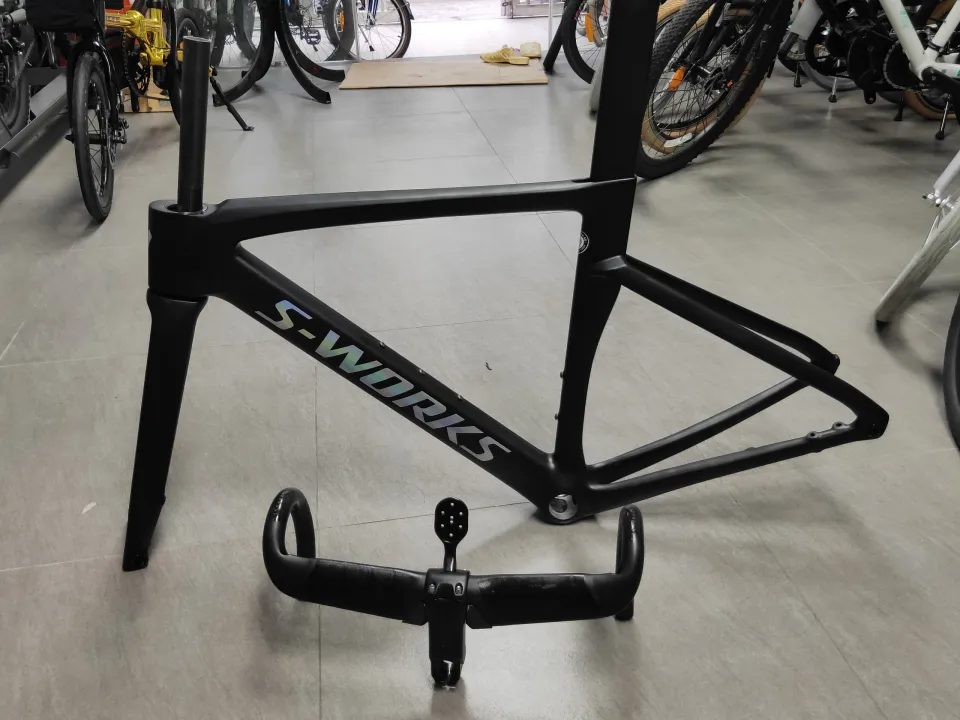 Khung xe đạp road carbon S-work venger phanh đĩa | Lazada.vn