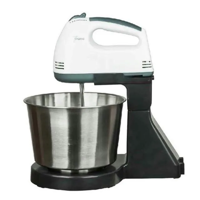 7 Speed Baking Hand Mixer With Stainless Steel Bowl Lazada PH