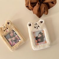 hot！【DT】✒✁☸  Kawaii Photocard Holder Credit ID Bank Card Keychains Bus Photo Sleeves Stationery