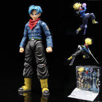 หุ่นมังกรแอคชั่นส่งเร็ว,ตุ๊กตาสะสมหุ่นรูปร่าง Super Future WD Trunks โมเดลไซยาน