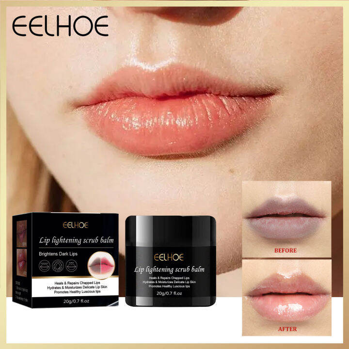 Eelhoe Lip Lightening Scrub Balm Remove Dull Lips Moisturizing Anti