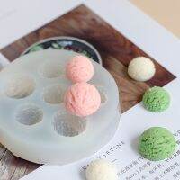 Mini Ice Cream Ball Silicone Mold Cake Decoration Accessories Pastry Tools Candle Soap Mold DIY Fondant Chocolate Biscuit Baking