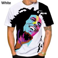 NEW Reggae Music Hip Hop Casual Short Sleeve Summer Mens And Womens 3d Printed Cool T-shirt