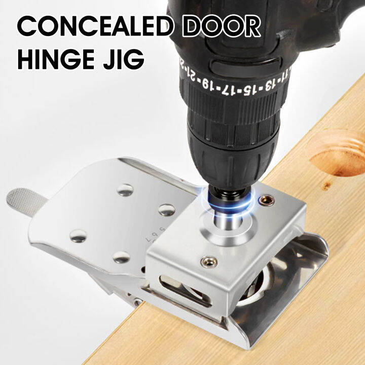 GUFUZI Locking Hinge Jig Concealed Door Hinge Jig 35mm