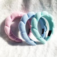 【cw】 Sponge Headband Puffy Makeup Terry Spa Hair Bands Soft Hairband Headwear