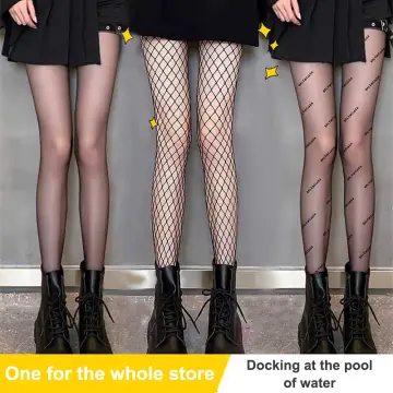 2pcs Glow In The Dark Fishnet Stockings,women Sexy Fishnet Tights Thigh  High Stocking 