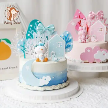 Fondant Elephant Sleeping Baby Shower Cake Topper, Baby elephant, sleeping  baby, Elephant Baby Cake Decoration, Baptism, Christening, Handmade Edible