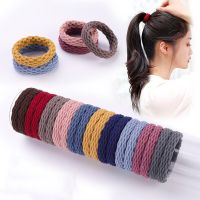 20pcs Hair Ring Towel Rings for Women High Elastic Seamless Rubber Band Wavy Head Rope Hair Accessories Ponytail Fixer Headwear