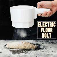 Battery Operated Sifter Cup Shape Mechanical Flour Sieve Electrical Flour Sifter Shaker Powder Sifter Icing Sugar Shaker