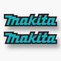 【 At】สำหรับสติกเกอร์2x MAKITA สติ๊กเกอร์ไวนิลติดรถยนต์โลโก้รถยนต์รถบรรทุกแล็ปท็อปหน้าต่างเครื่องมือไฟฟ้าสร้าง