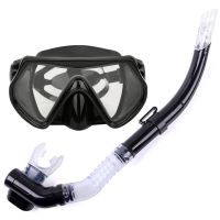 Professional Underwater Diving Glasses Snorkeling Anti-Fog Men Women Diving Mask Silicone Full Dry Snorkel Diving Goggles