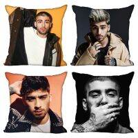 【hot】✿●❐ Zayn Malik Pillows Cover Invisible Zippered Throw PillowCases 40X4045X45cm